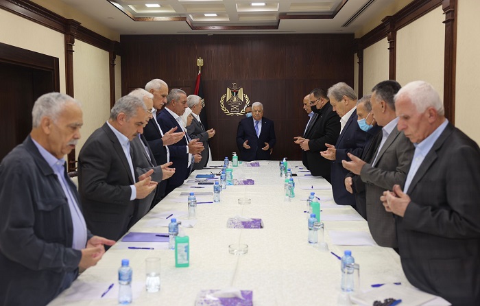 الرئيس محمود عباس يترأس اجتماع اللجنة المركزية لحركة فتح
