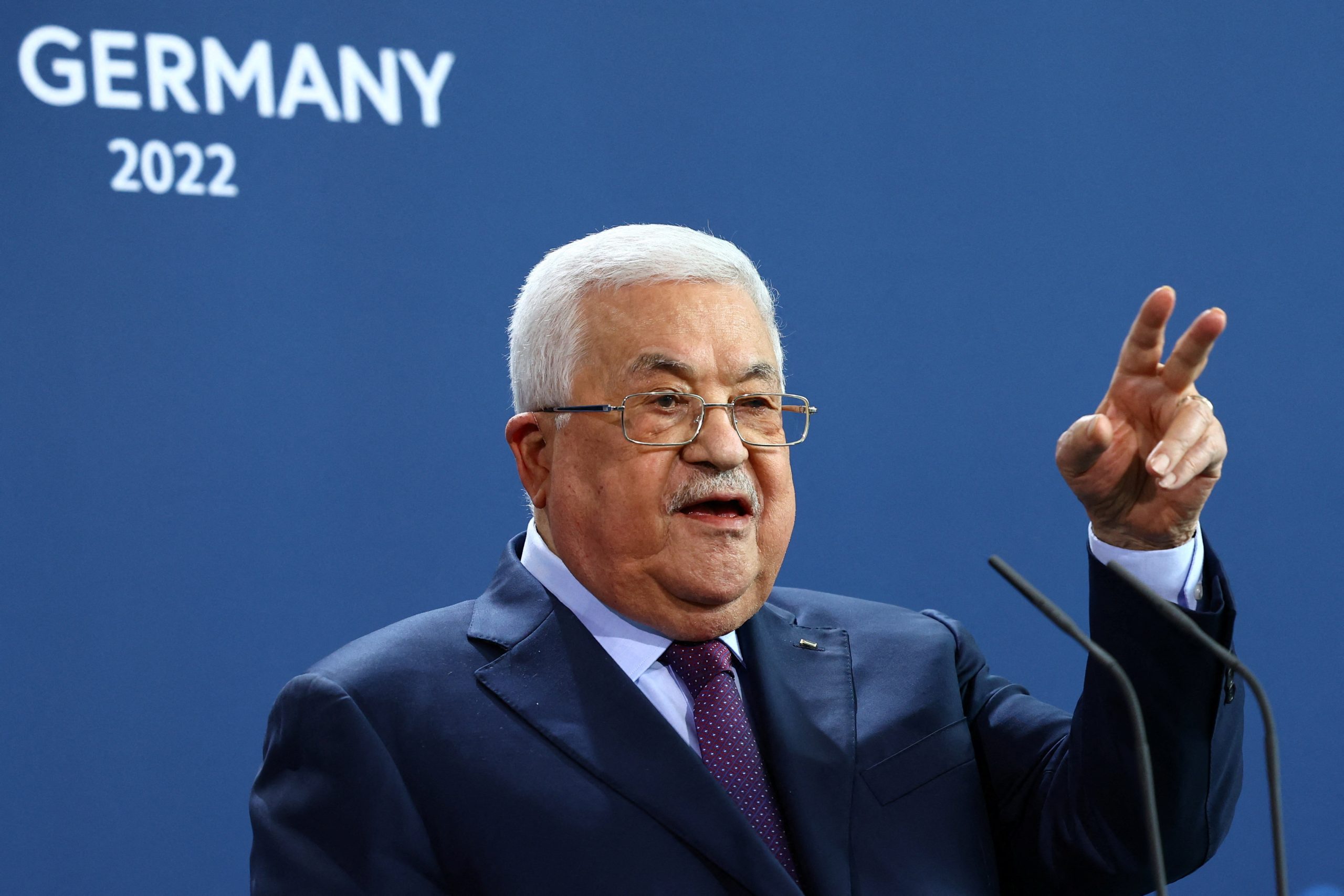 خطاب الرئيس عباس في برلين