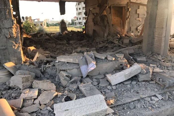 منزل مدمر
