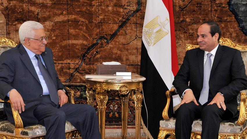 الرئيس محمود عباس ونظيره المصري