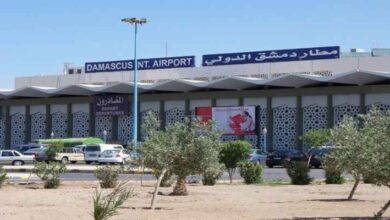 مطار دمشق