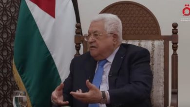 الرئيس محمود عباس بحوار مع قناة القاهرة الإخبارية