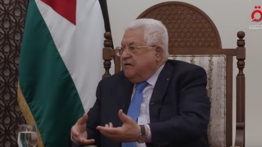 الرئيس محمود عباس بحوار مع قناة القاهرة الإخبارية
