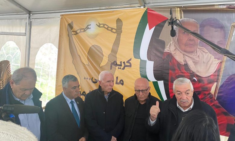 كريم يونس مع قادة فتح