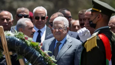 الرئيس عباس جنين