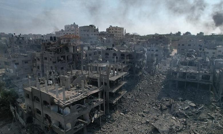 قصف غزة