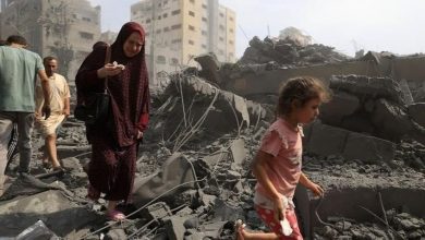 النازحين غزة