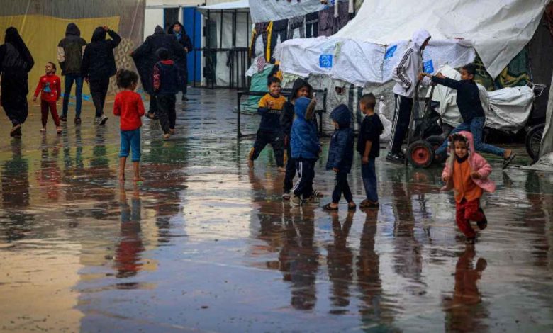 مراكز الإيواء قطاع غزة
