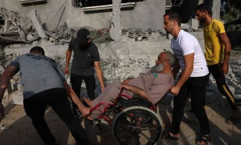 المسنون في غزة
