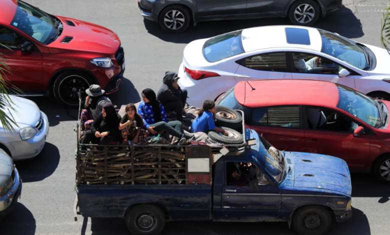 نزوح لبنان