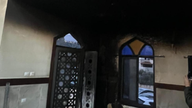 احراق مسجد مردا
