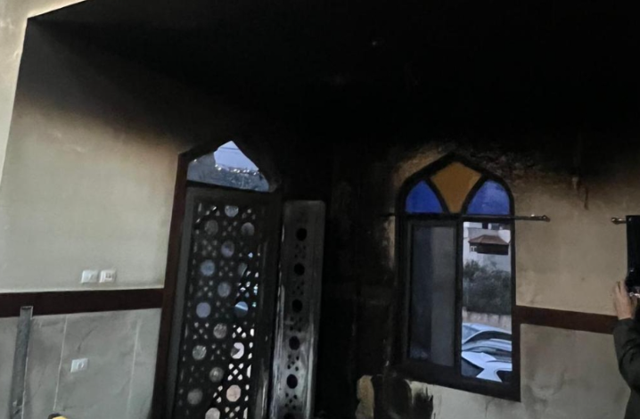 احراق مسجد مردا
