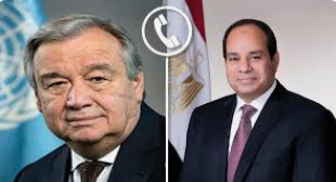 السيسي غوتيريش