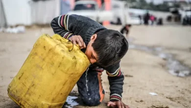 أزمة المياه غزة