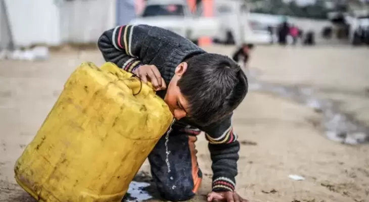 العطش غزة