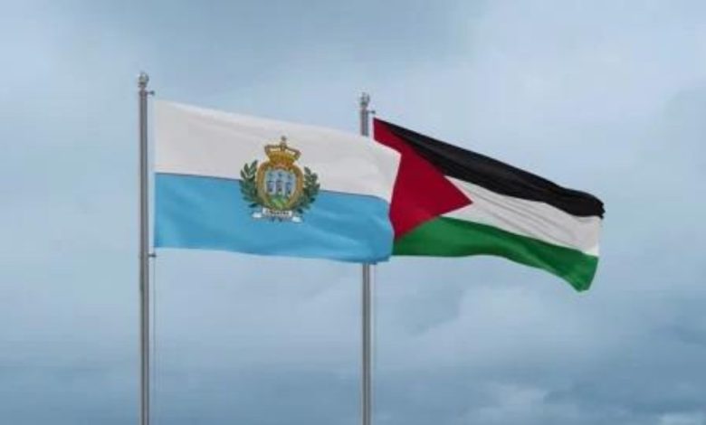 سان مارينو فلسطين