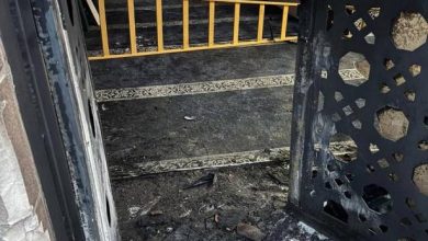 إحراق مسجد في سلفيت
