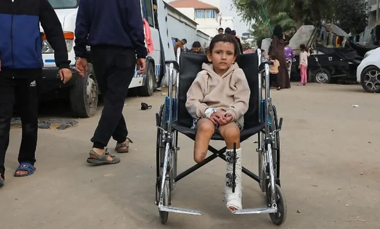 غزة مبتوري الاطراف